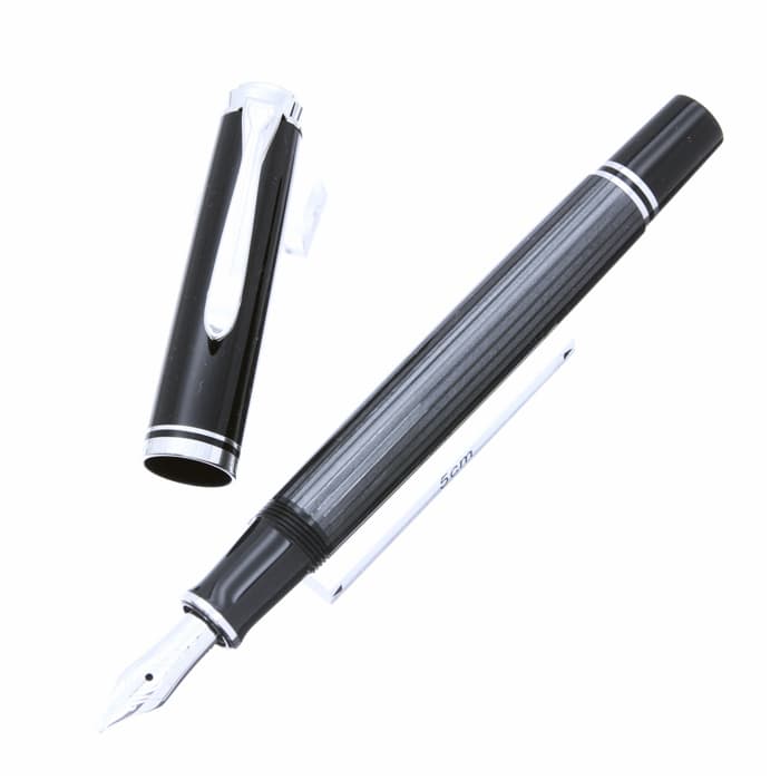 美品 ペリカン 400NN M&K ブラックストライプ EF 万年筆 美品 ペリカン 400NN M&K ブラックストライプ EF 万年筆