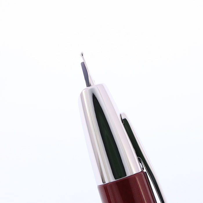 中古)PILOT パイロット 万年筆 キャップレス デシモ レッド 中字（商品