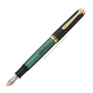 Pelikan ペリカン 万年筆 スーベレーン M800 緑縞 F メイン