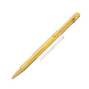 Cartier カルティエ ボールペン マスト･ドゥ･カルティエ タータンパターン ゴールドプレイテッド (芯無し) メイン