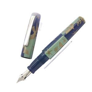 NAKAYA 中屋万年筆 万年筆 ライターモデル ピッコロ ポリネシアの空 軟超極細字 (ロジウムメッキ) メイン