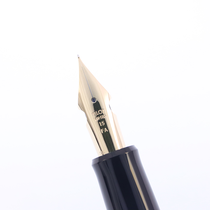 中古)PILOT パイロット 万年筆 カスタム743 ブラック フォルカン（商品