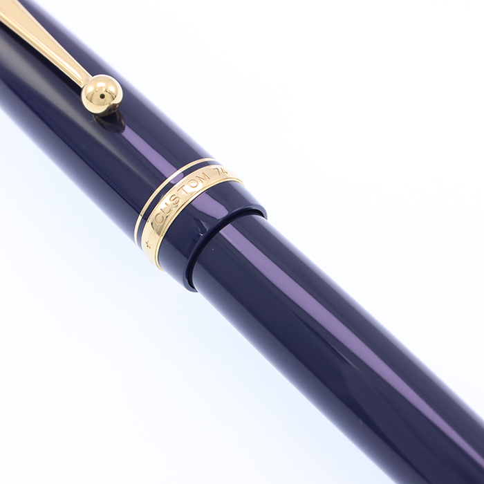 【新品・未使用】PILOT CUSTOM 74 万年筆 ネイビー カートリッジ付 詳細ページ | 万年筆 ボールペンなど高級筆記具の販売・買取