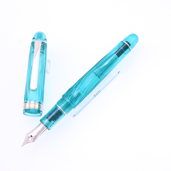レア！未使用新品！プラチナ万年筆 センチュリー　薫風 中古)PLATINUM プラチナ 万年筆 #3776 センチュリー 富士旬景 薫風