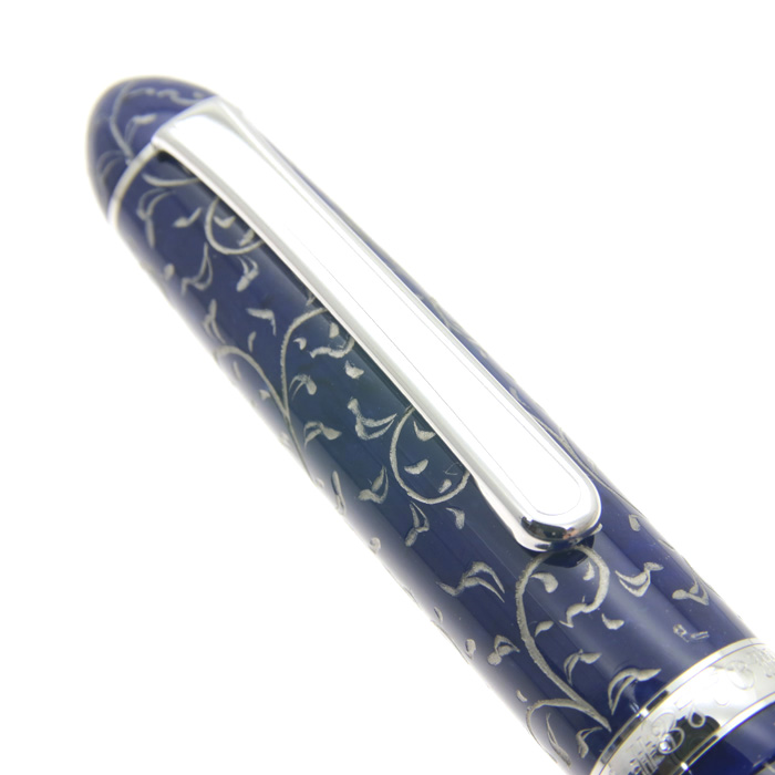 PLATINUM　#3776　セルロイド唐草　沈プラチナ　F（細字） 詳細ページ | 万年筆 ボールペンなど高級筆記具の販売・買取