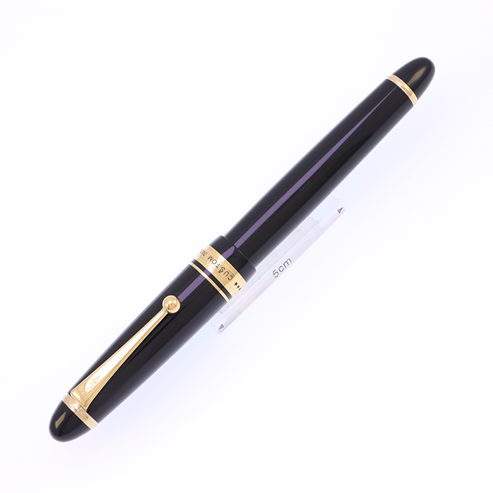 中古)PILOT パイロット 万年筆 カスタム743 ブラック フォルカン