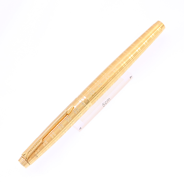 PARKER 万年筆 75 プリンス・ドゥ・ガル 14K ゴールド 中古)PARKER パーカー 万年筆 #75 プラスヴァンドーム ゴールド