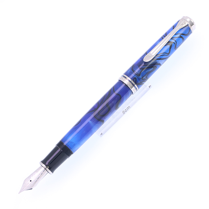 【2024年】お歳暮ギフト 万年筆 ペリカン 中古)Pelikan スーベレーン ブルー M805 筆記具