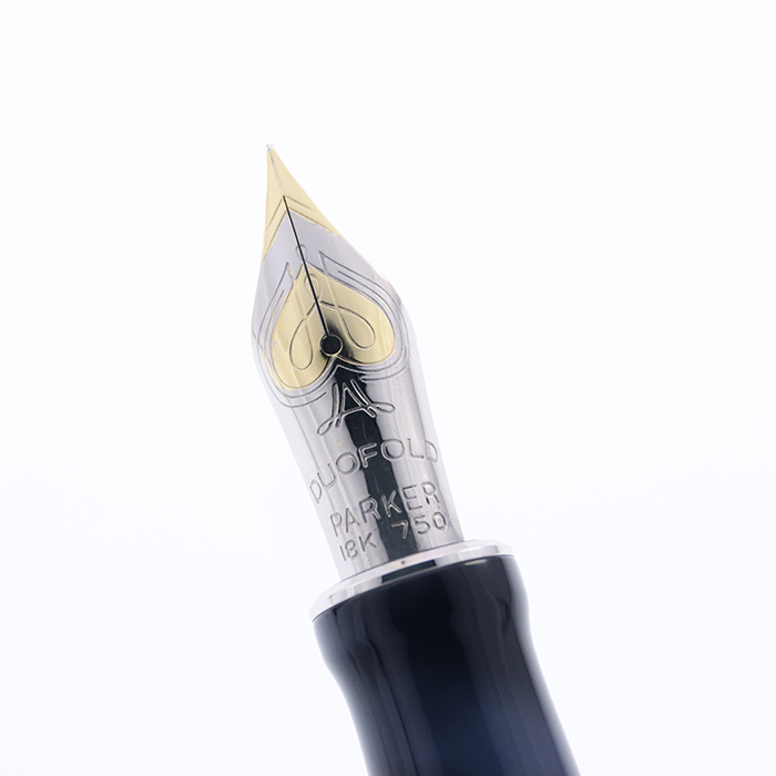 パーカー デュオフォールド チェック グリーンPT センテニアルM 18K