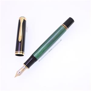 万年筆 スーベレーン #800 緑縞 14C/F