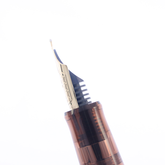 PILOT パイロット 14K細字万年筆 ブラウン・ゴールド a8f8b5cfb1190fd0af98e8f3b5e373