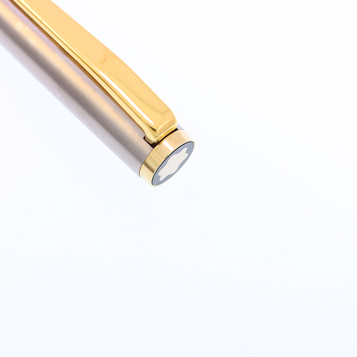 中古)MONTBLANC モンブラン 万年筆 ノブレス ステンレス ローズ