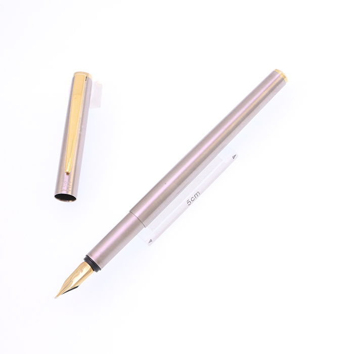 中古)MONTBLANC モンブラン 万年筆 ノブレス ステンレス ローズ
