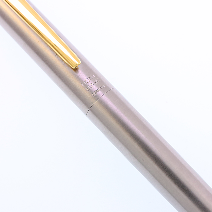 中古)MONTBLANC モンブラン 万年筆 ノブレス ステンレス ローズ