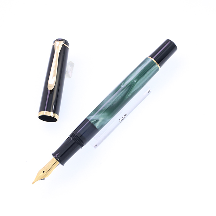 ペリカン万年筆 M200 マーブルグリーン B