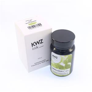ボトルインク カヴゼットインク(KWZInk) 4305.グリーンゴールド#2 60ml