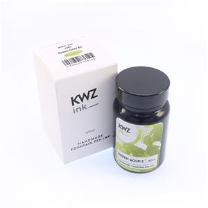 ボトルインク カヴゼットインク(KWZInk) グリーンゴールド#2 60ml