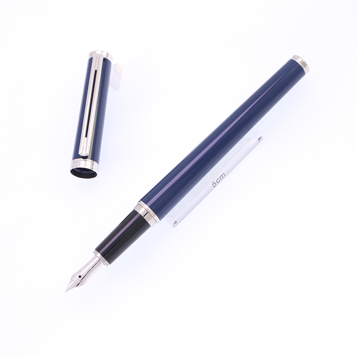 モンブラン ノブレスオブリージュ ダークブルー プラチナライン F 細字 万年筆 詳細ページ | 万年筆 ボールペンなど高級筆記具の販売・買取