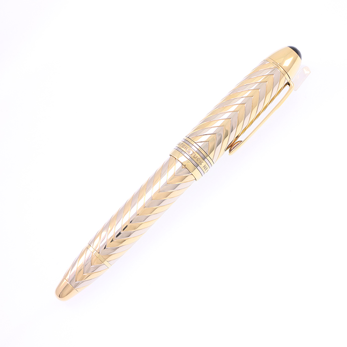 中古)MONTBLANC モンブラン 万年筆 #1499 ソリテール 18Kソリッド