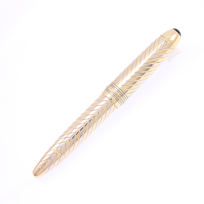 【中古】モンブラン　万年筆 中古)MONTBLANC モンブラン 万年筆 #1499 ソリテール 18Kソリッド