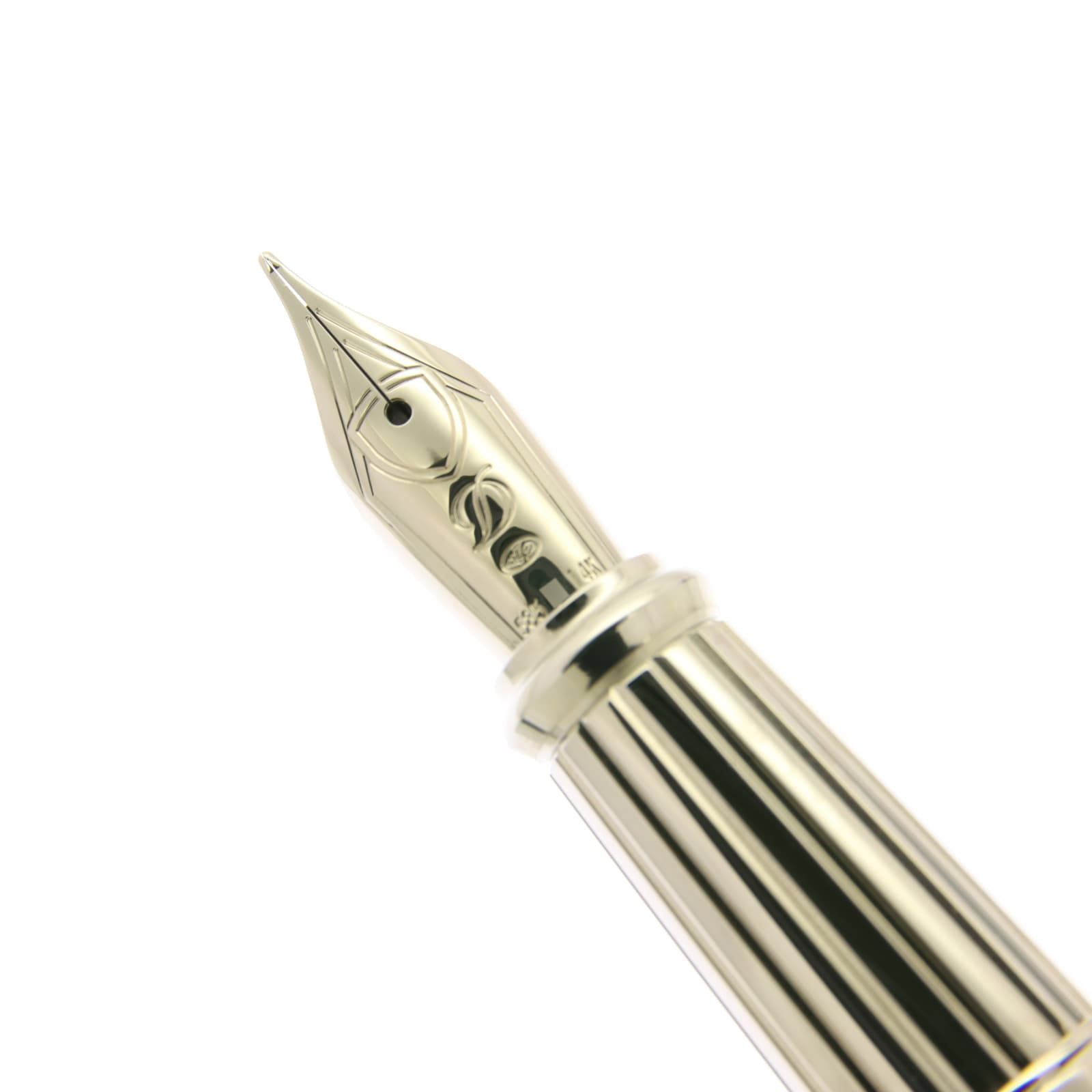 新品)S.T.Dupont エス・テー・デュポン 万年筆 ラインD L ギヨシェ