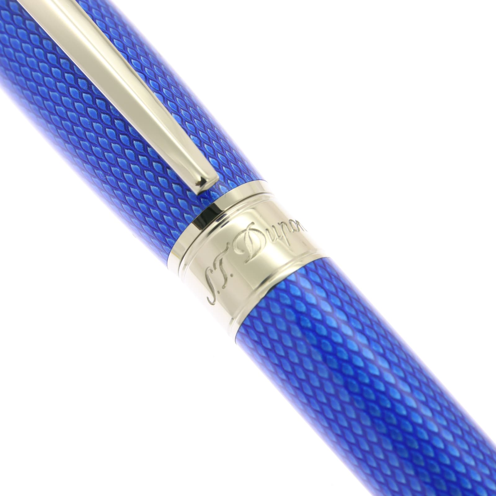 新品)S.T.Dupont エス・テー・デュポン 万年筆 ラインD L ギヨシェ