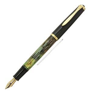 Pelikan ペリカン 万年筆 #400NN M&K 茶縞 EF メイン
