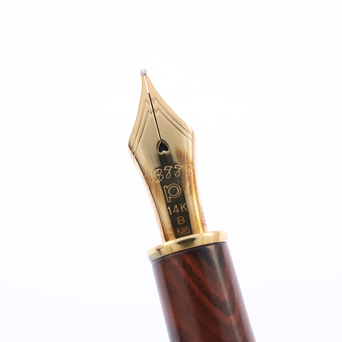 中古)PLATINUM プラチナ 万年筆 #3776 マーブルエボナイト ジュピター