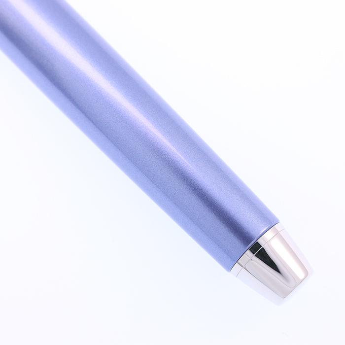 中古)PILOT パイロット 万年筆 エラボー ライトブルー 軟中字 (金属軸