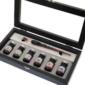 J.HERBIN エルバン 6色インク＆ガラスペンセット コフレ メイン