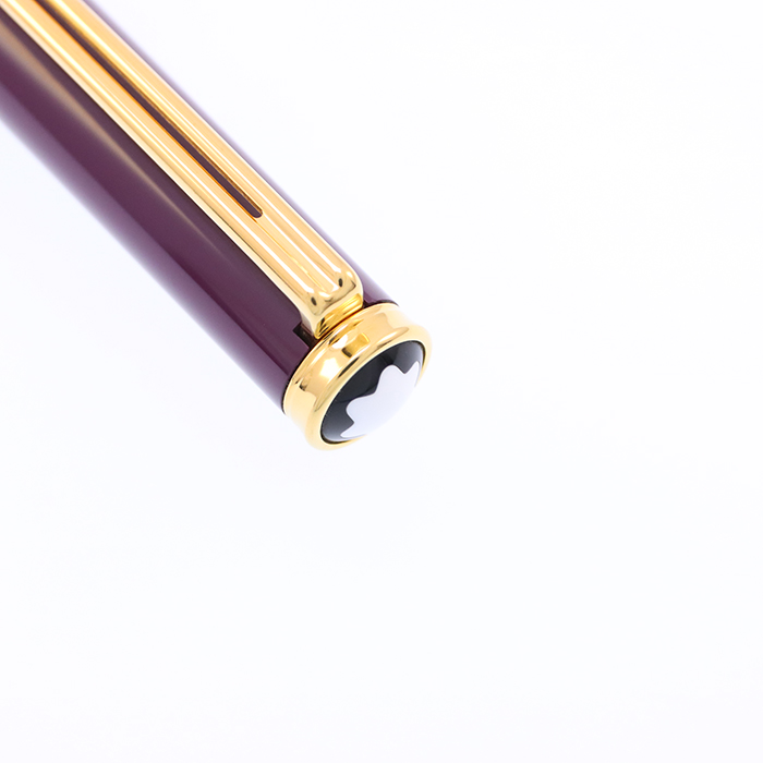 美品 モンブラン ノブレスオブリージュ パープル ローラーボール 中古)MONTBLANC モンブラン 万年筆 ノブレス オブリージュ パープル B