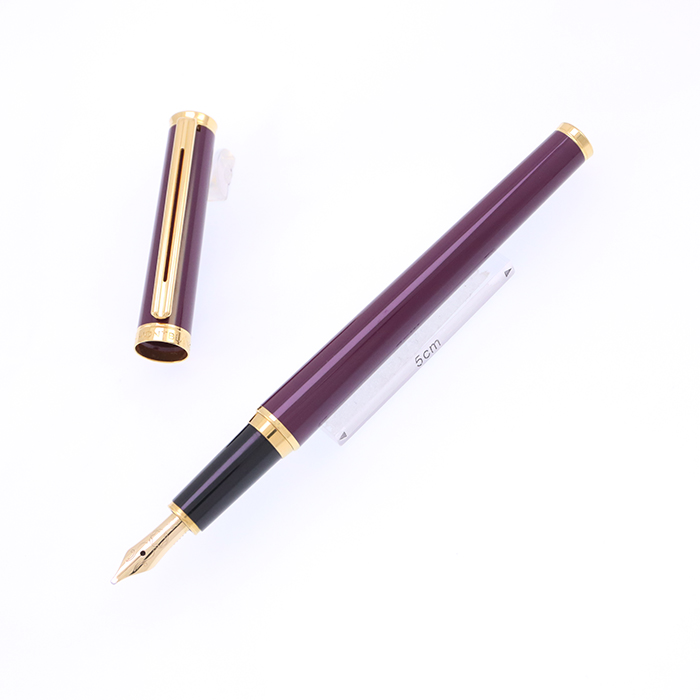 中古)MONTBLANC モンブラン 万年筆 ノブレス オブリージュ パープル B