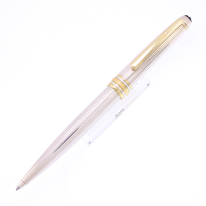モンブラン 未使用に近い 1645 ソリテール ボールペン スターリングシルバー 中古)MONTBLANC モンブラン ボールペン マイスターシュテュック