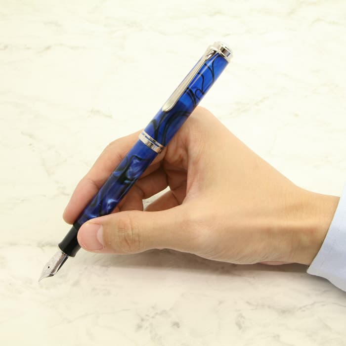 ペリカン 未使用品 M805 ブルーデューン EF 万年筆 ペリカン M805ブルーデューン万年筆 ご予約承ります | ナガサワ文具