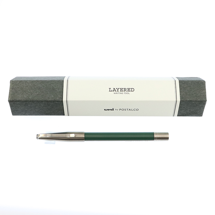 【希少・廃盤モデル】 LAYERED uni by POSTALCO グリーン 詳細ページ | 万年筆 ボールペンなど高級筆記具の販売・買取