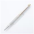 CARAN d'ACHE カランダッシュ ボールペン ヘクサゴナルコレクション ダミエ 銀張