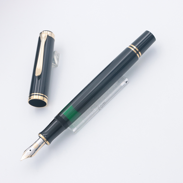 中古)Pelikan ペリカン 万年筆 スーベレーン M400 ブラック M（商品ID