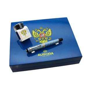 AURORA アウロラ 万年筆 サンクトペテルブルグ リミテッドエディション ブルー M メイン