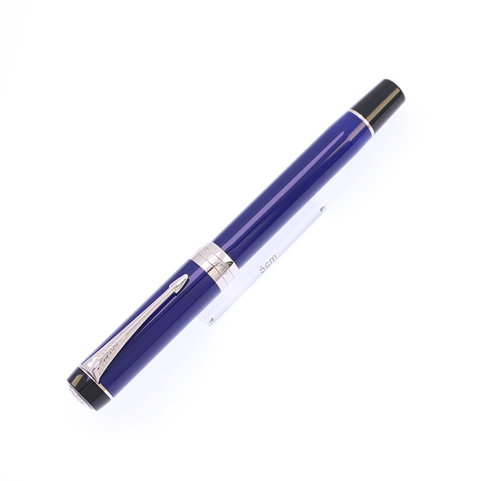 中古)PARKER パーカー 万年筆 デュオフォールド クラシック ブルー
