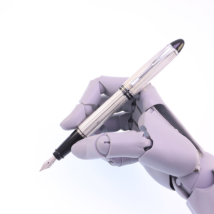 中古)AURORA アウロラ 万年筆 イプシロン スターリングシルバー