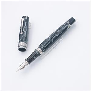 OMAS オマス 万年筆 パラゴン ワイルド シルバートリム 14K B メイン