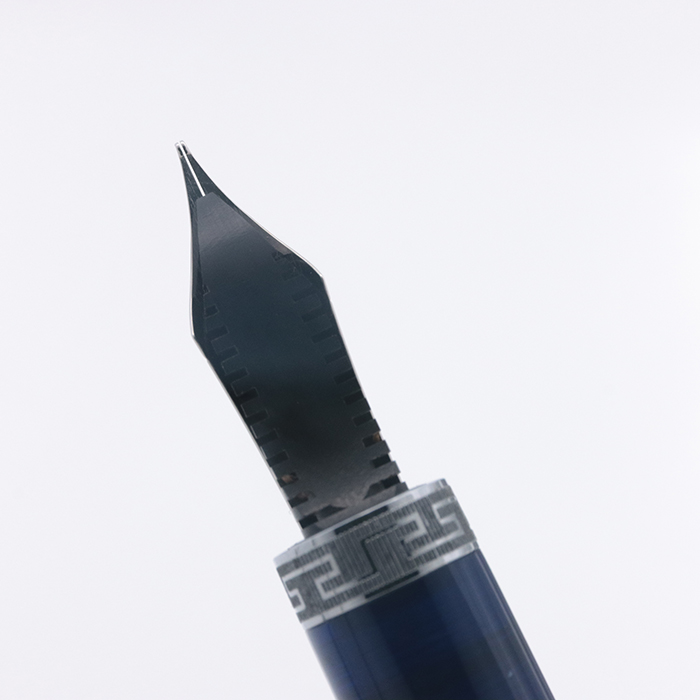 新品)OMAS オマス 万年筆 オジヴァ ブルー シルバートリム 14K 新品)OMAS オマス 万年筆 オジヴァ ブルー シルバートリム 14K