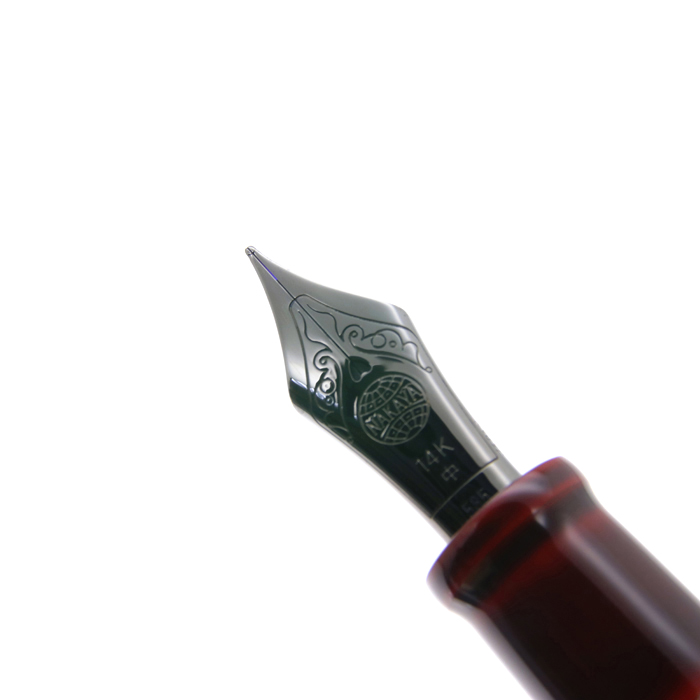 中屋万年筆廃盤バランスコントロールクロロ中字、ノーマルタイプ漆クロロ万年筆細字 詳細ページ | 万年筆 ボールペンなど高級筆記具の販売・買取