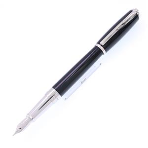 S.T.Dupont エス・テー・デュポン 万年筆 ラインDコレクション(エリゼ) ブラックラッカー&パラディウム F メイン