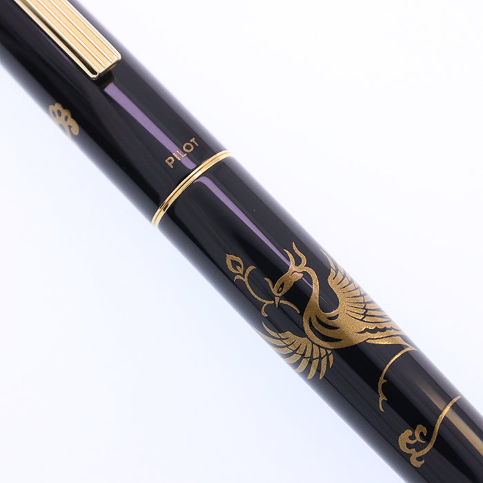 中古)PILOT パイロット 万年筆 平蒔絵 鳳凰 中字 (旧型)（商品ID