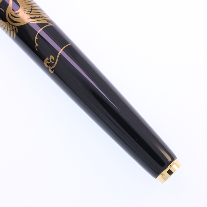 中古)PILOT パイロット 万年筆 平蒔絵 鳳凰 中字 (旧型)（商品ID
