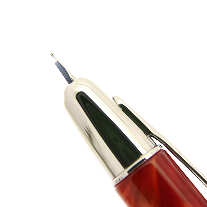 新品)PILOT パイロット 万年筆 キャップレスSE マーブルオレンジ（商品