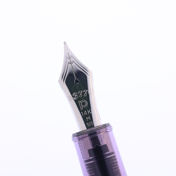 中古)PLATINUM プラチナ 万年筆 #3776 センチュリー 富士旬景 紫雲