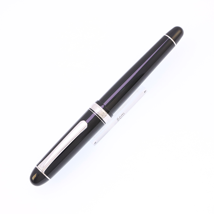 中古)PLATINUM プラチナ 万年筆 #3776 センチュリー ブラック PNBM