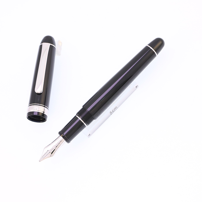 中古)PLATINUM プラチナ 万年筆 #3776 センチュリー ブラック PNBM